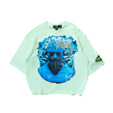 WATSON EXPAND YOUR MIND CROPPED T-SHIRT (GREEN)