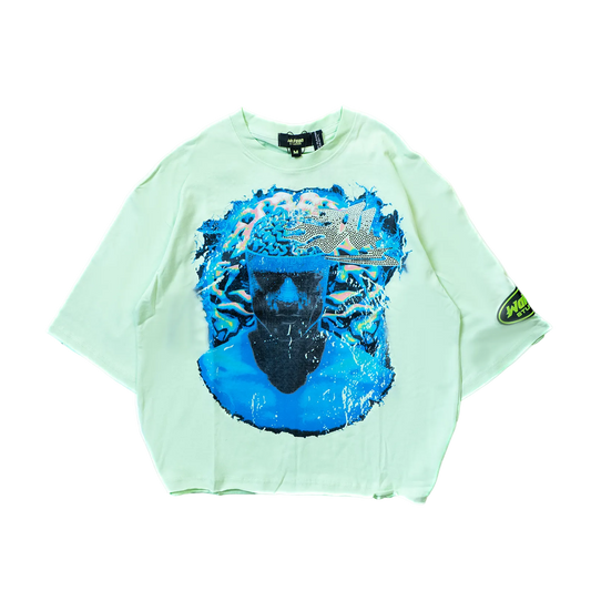 WATSON EXPAND YOUR MIND CROPPED T-SHIRT (GREEN)