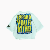WATSON EXPAND YOUR MIND CROPPED T-SHIRT (GREEN)