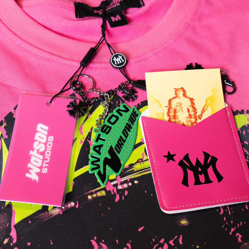 WATSON INVASION CROPPED T-SHIRT (PINK)