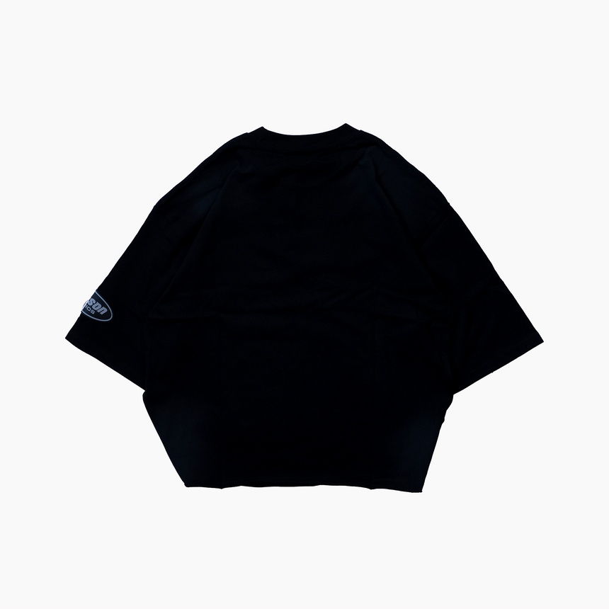 WATSON SHOCKED INTO MIND CONTROL CROPPED T-SHIRT (BLACK)