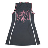 BRAND X BARBIE ABOVE THE LAW JERSEY DRESS (BLACK)