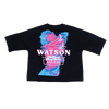 WATSON HOUSE OF DOUBLES LIVE UV CROPPED T-SHIRT (BLACK)