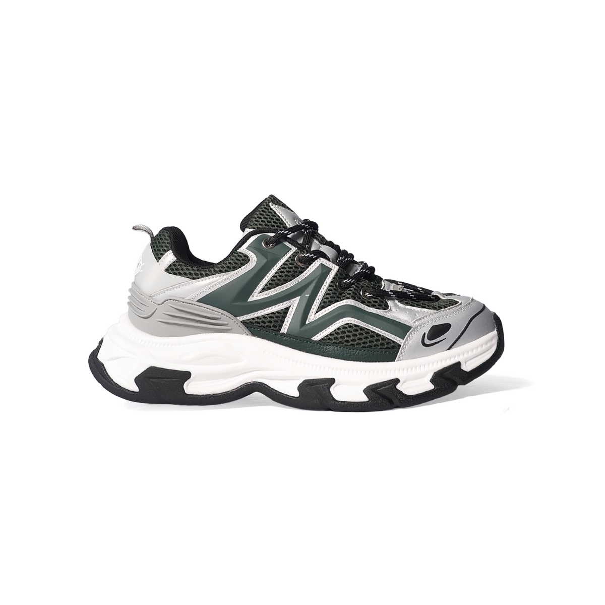 Watson Anura low-top sneaker in Ecru, gray, green and white – alternate view 2