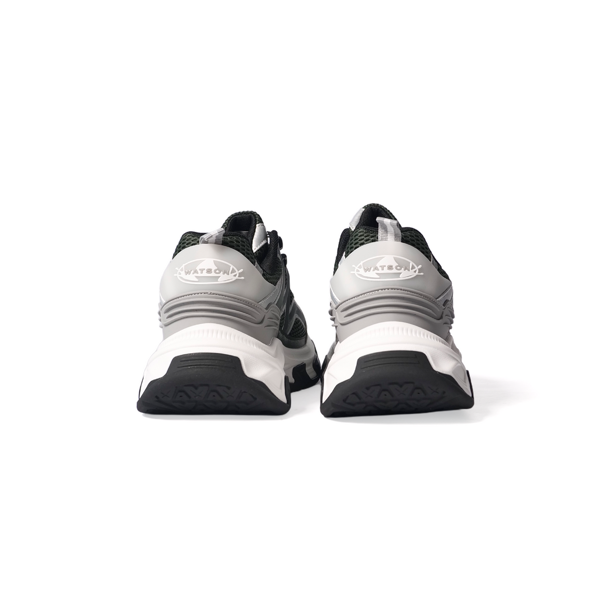 Watson Anura low-top sneaker in Ecru, gray, green and white – alternate view 3