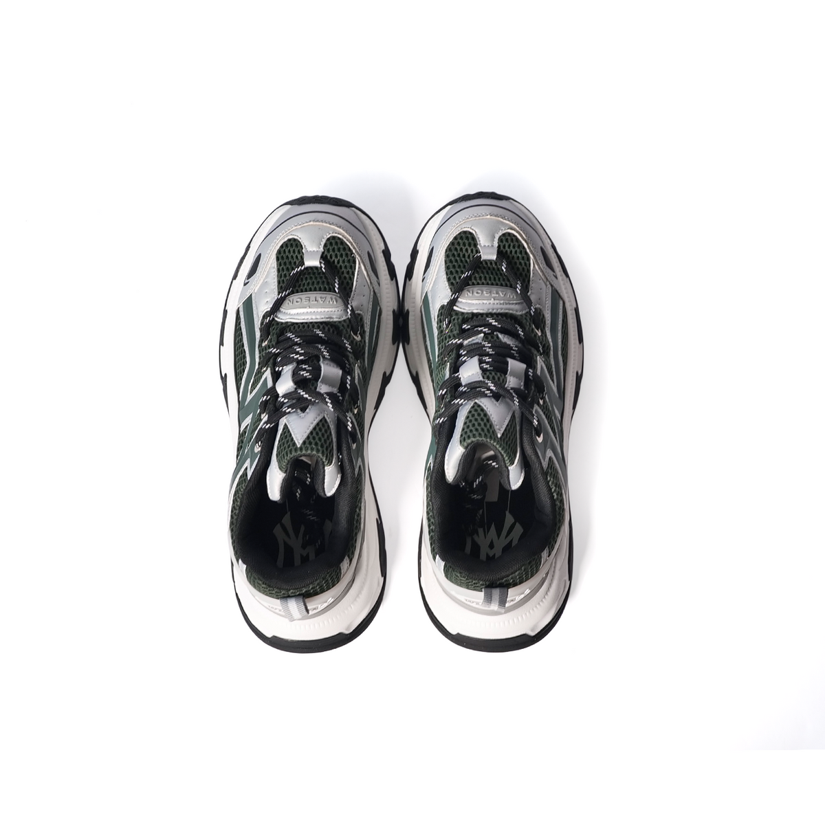 Watson Anura low-top sneaker in Ecru, gray, green and white – alternate view 4