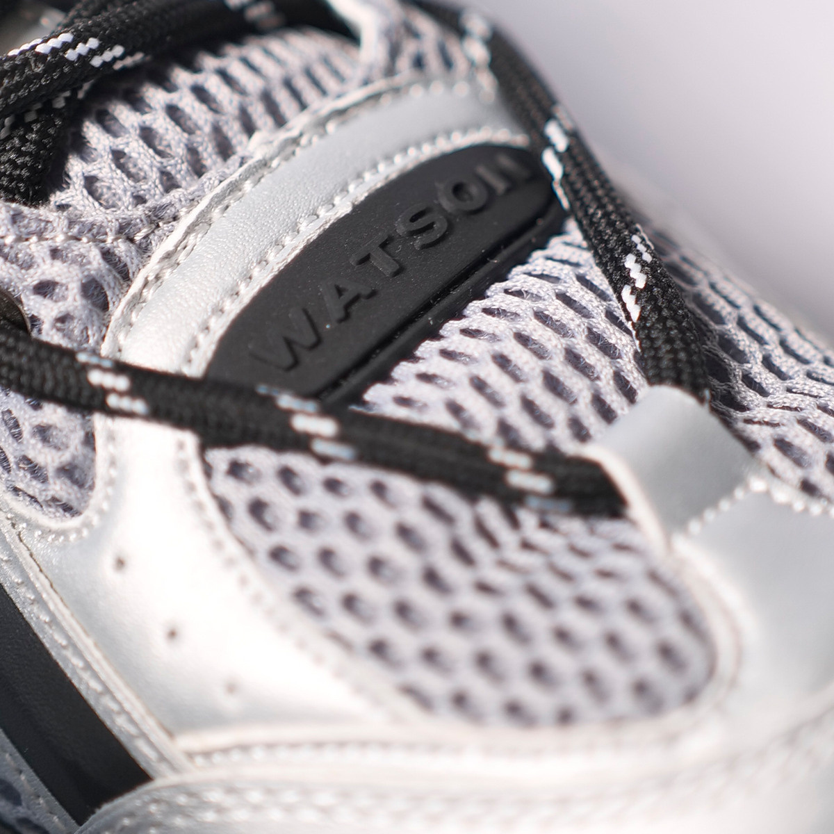 Watson Anura low-top sneaker in Mirage, silver, black and white – alternate view 7