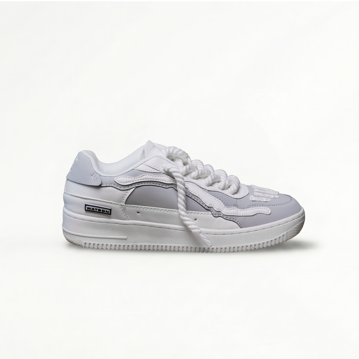 Watson Bones low-top sneaker in Ghost Lite, gray and white – alternate view 2