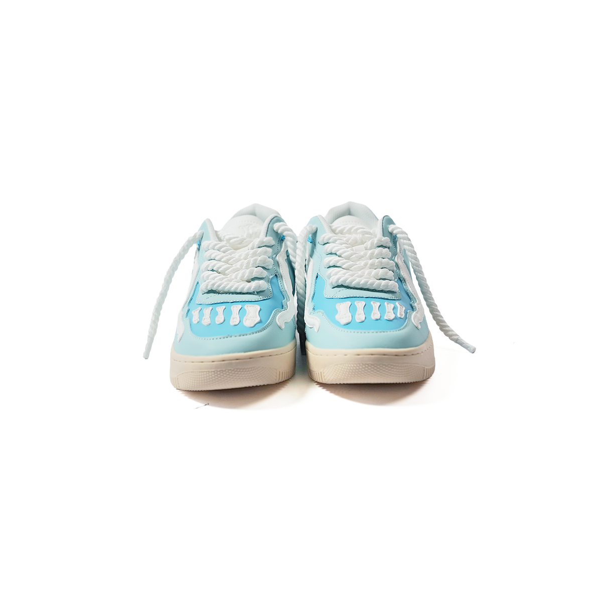 Watson Bones low-top sneaker in Beach Day, blue and white – alternate view 10