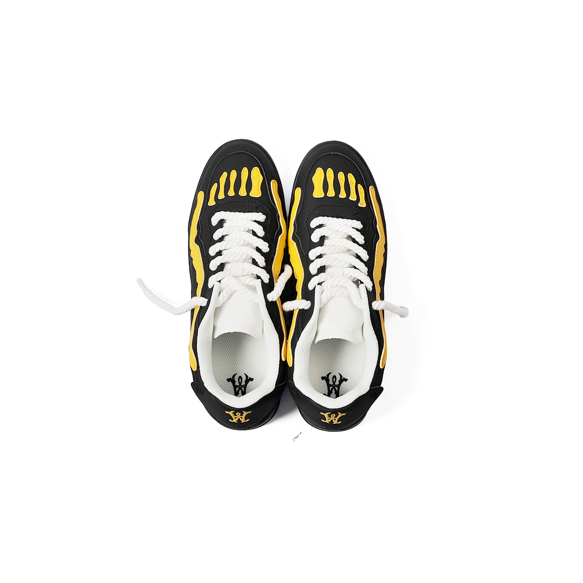Watson Bones low-top sneaker in Bumblebee, black and yellow – alternate view 4
