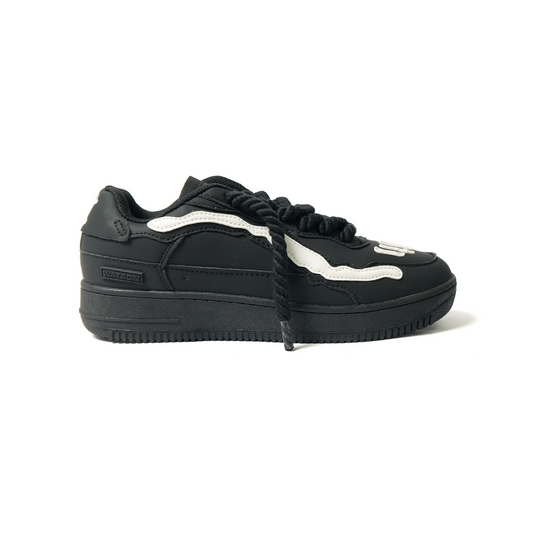 Watson Bones low-top sneaker in Tombstone, black and white – alternate view 2