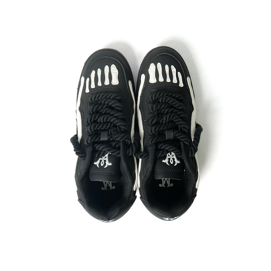 Watson Bones low-top sneaker in Tombstone, black and white – alternate view 4