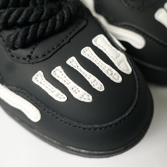 Watson Bones low-top sneaker in Tombstone, black and white – alternate view 8