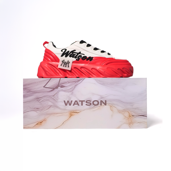 Watson Concord low-top sneaker in Bloody Red, red, white and black – alternate view 12