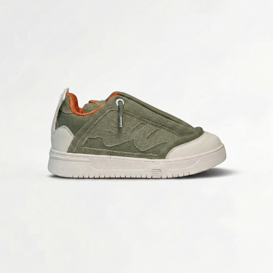Watson Invader low-top sneaker in Flight, green and white – alternate view 2