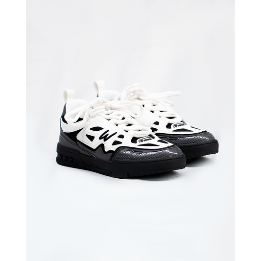 K FLIP SNEAKERS (WHITE BLACK)