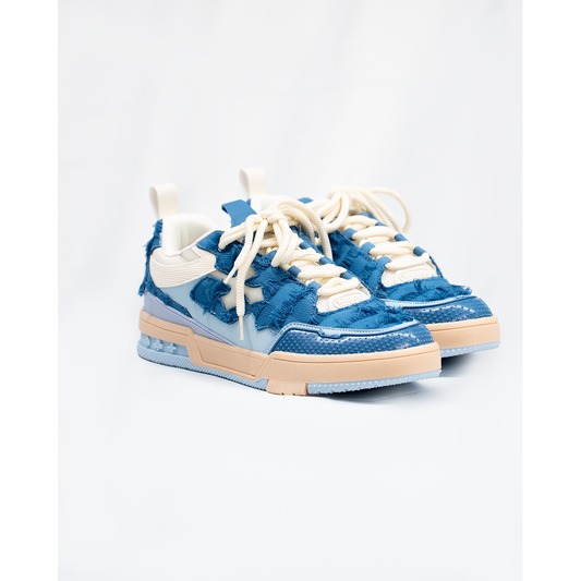 K FLIP CROSS SNEAKERS (DENIM LEATHER)