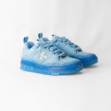 K Flip Cross low-top sneaker in Windsurfer, blue and white