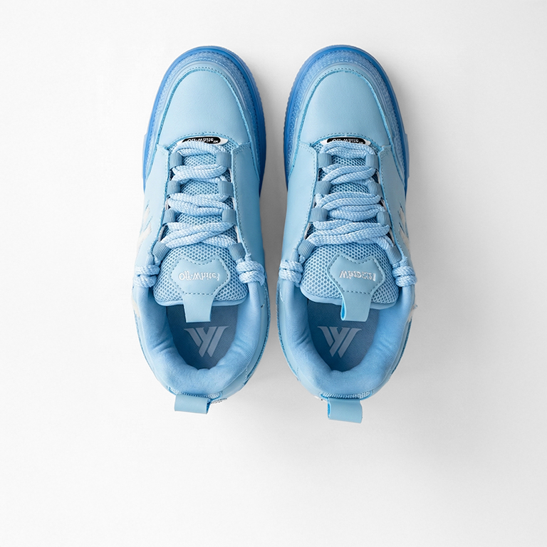 K Flip Cross low-top sneaker in Windsurfer, blue and white – alternate view 4