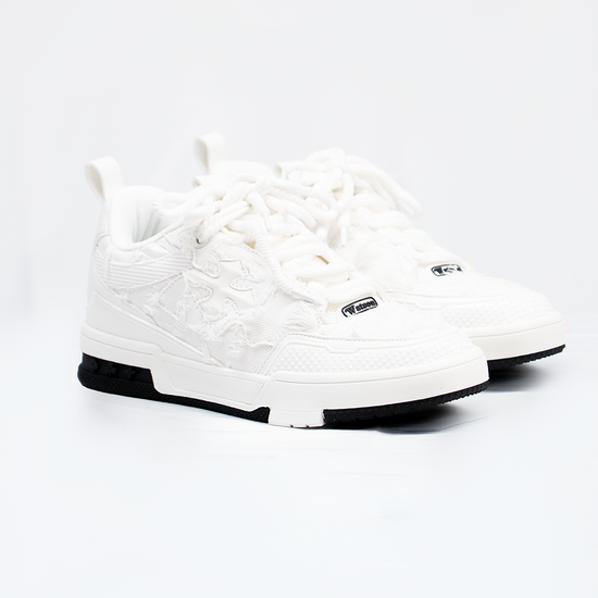 K Flip Cross low-top sneaker in BNW, white and black