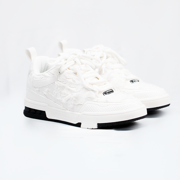 K Flip Cross low-top sneaker in BNW, white and black