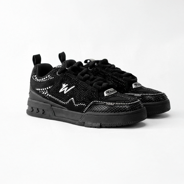 K FLIP PEARLS SNEAKERS (BLACK STONE)