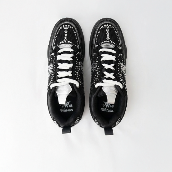 K Flip low-top sneaker in Gala Night, black and white – alternate view 4