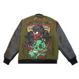 WATSON CHAOS CLUB VARSITY JACKET (OLIVE GREEN)