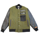 WATSON CHAOS CLUB VARSITY JACKET (OLIVE GREEN)