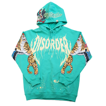 NO MERCY HOODIE (ELECTRIC GREEN)