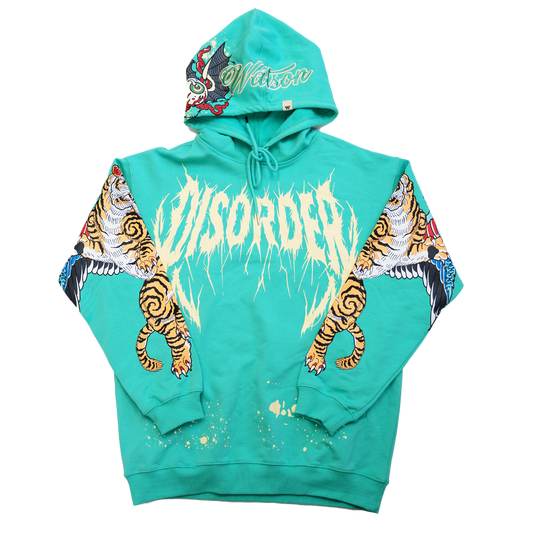 NO MERCY HOODIE (ELECTRIC GREEN)