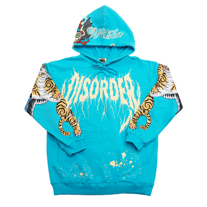 WATSON NO MERCY HOODIE (LIGHT BLUE)