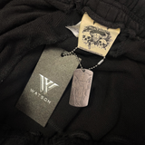 WATSON WREATH COTTON SHORTS (BLACK)