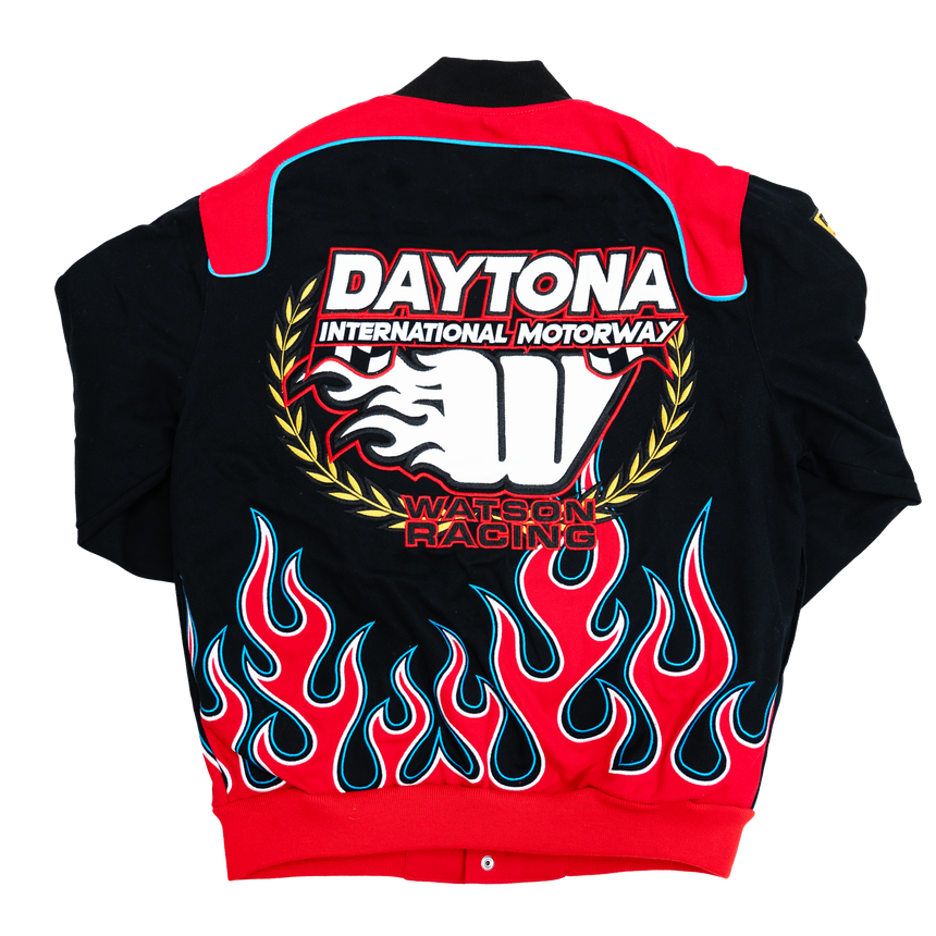 WATSON DAYTONA MOTORWAY RACING JACKET (BLACK/RED)