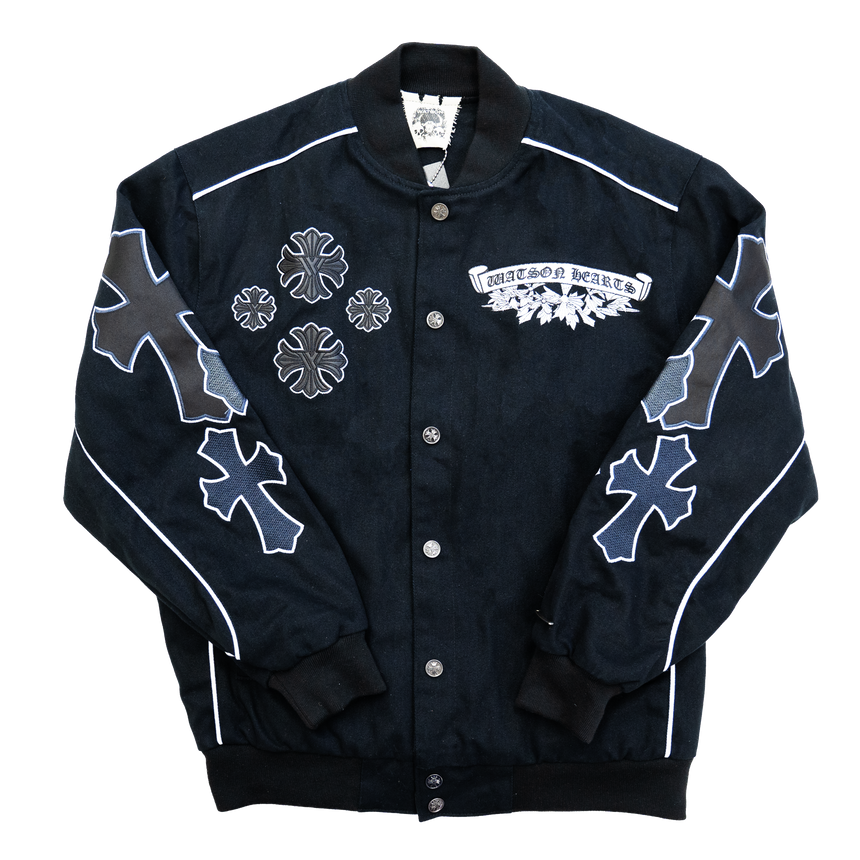 WATSON HEARTS AINT NO LOVE RACING JACKET (BLACK)