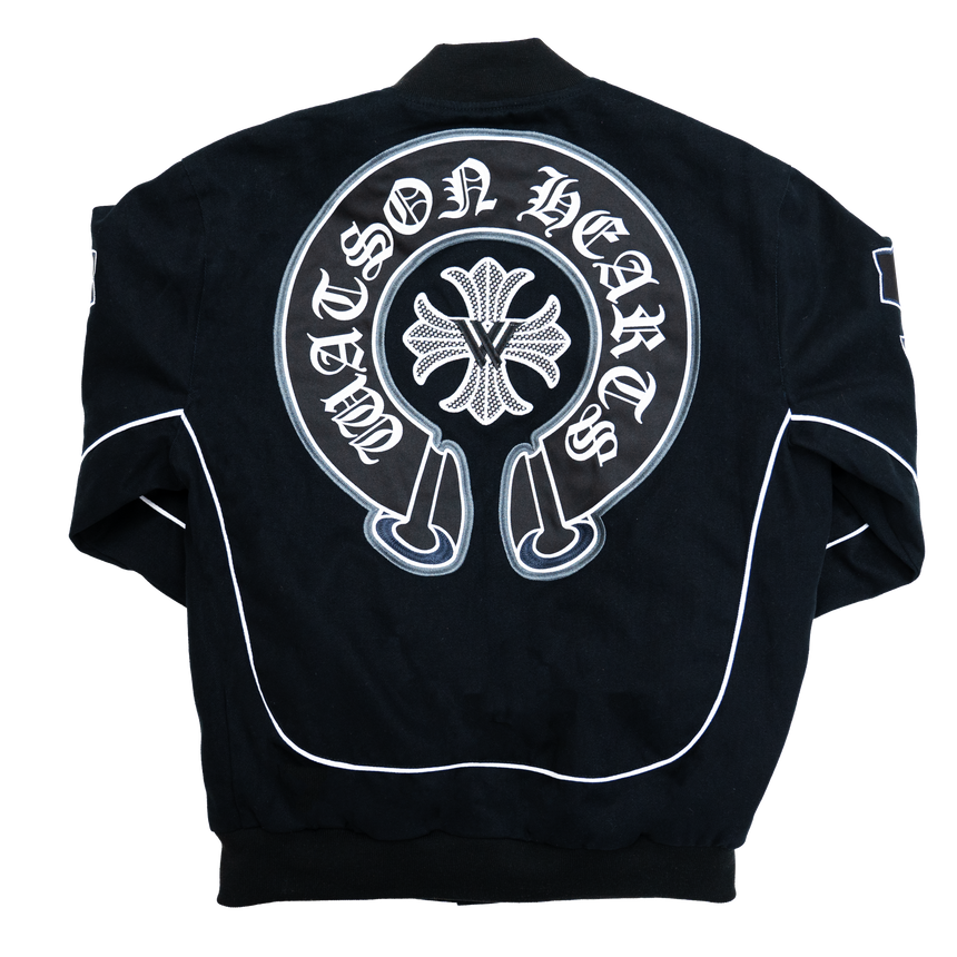 WATSON HEARTS AINT NO LOVE RACING JACKET (BLACK)