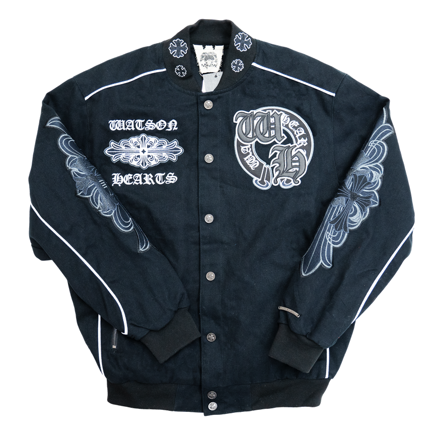 WATSON HEARTS CROSS RACING JACKET (BLACK)