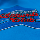 WATSON BILLIARDS CLUB VARSITY JACKET (ICE BLUE)