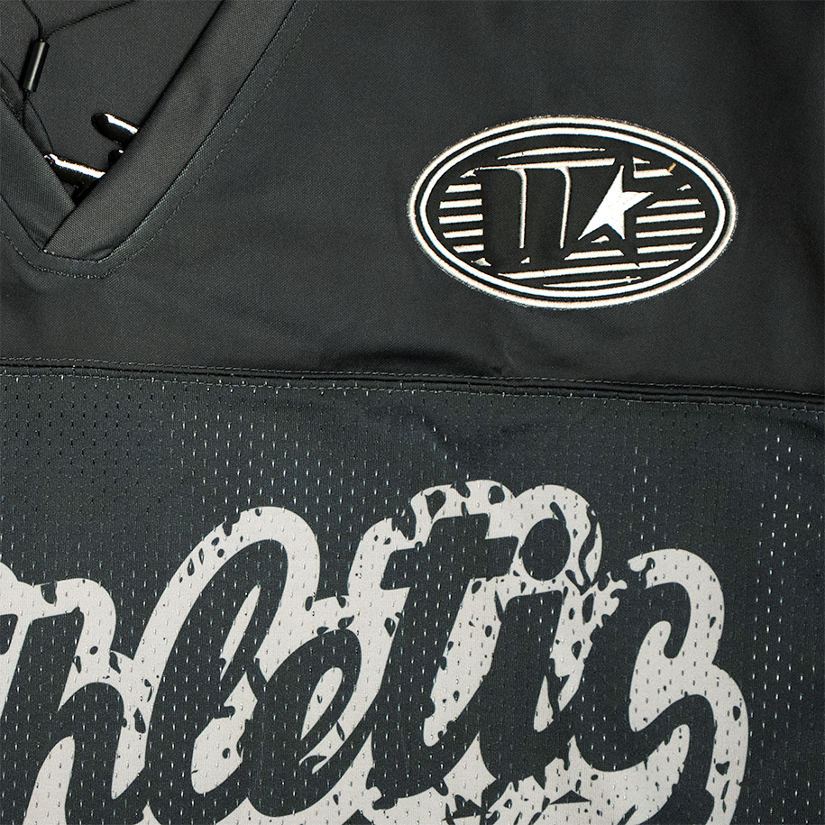 WATSON ATHLETIC DEPARTMENT CROPPED FOOTBALL JERSEY (CHARCOAL)