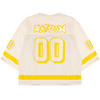 WATSON ATHLETIC DEPARTMENT CROPPED FOOTBALL JERSEY (CREAM)