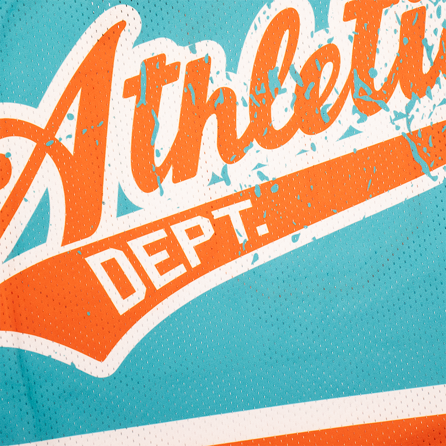 WATSON ATHLETIC DEPARTMENT CROPPED FOOTBALL JERSEY (TEAL)
