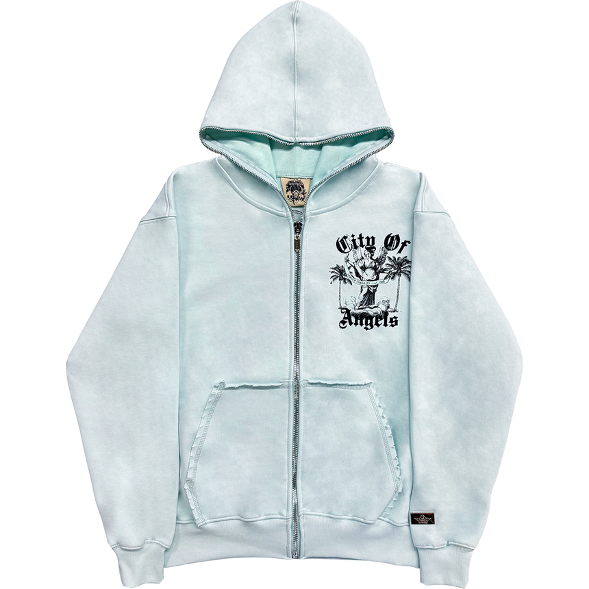WATSON CITY OF ANGELS HOODIE (TEAL)
