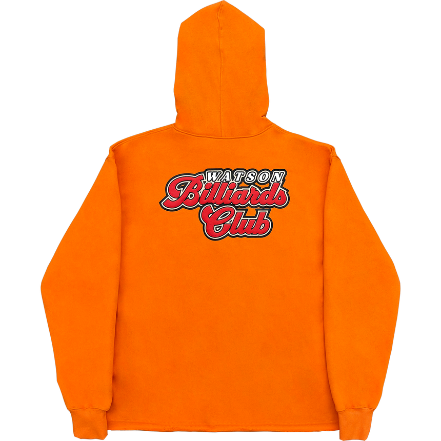 WATSON BILLIARDS CLUB HOODIE (ORANGE)