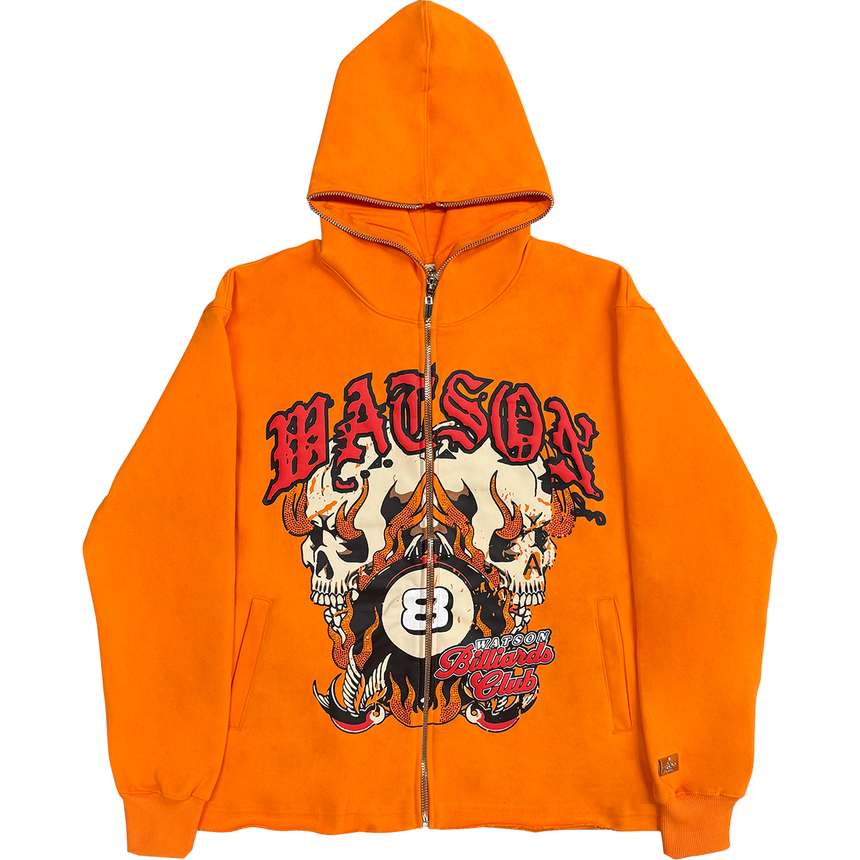 WATSON BILLIARDS CLUB HOODIE (ORANGE)