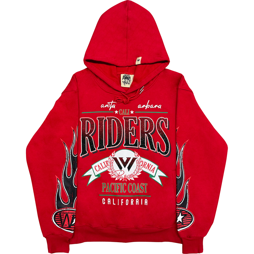 WATSON RIDERS HOODIE (RED)