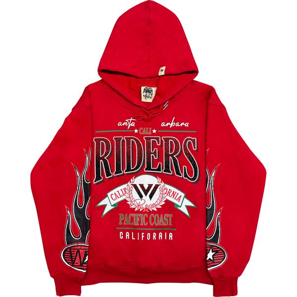 RIDERS HOODIE (RED) – All Star Elite