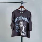WATSON FEAR OF GOD CROPPED T-SHIRT (CHARCOAL)