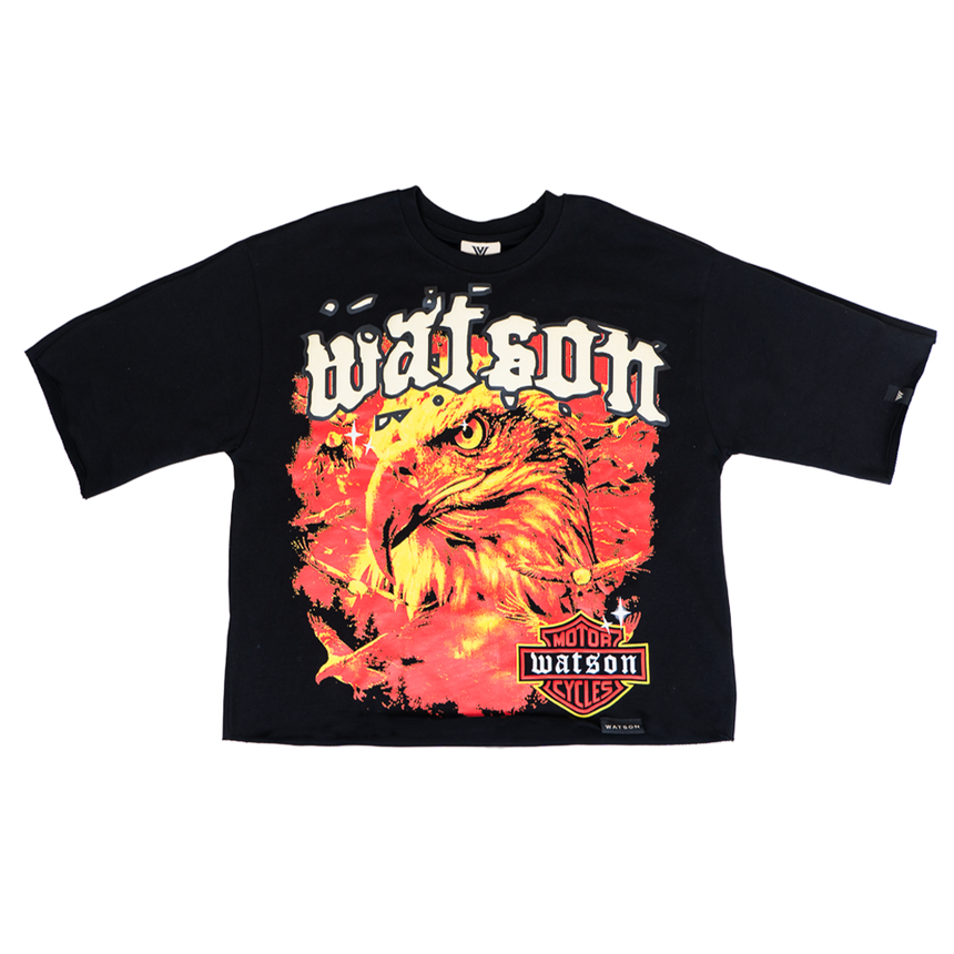 WATSON MOTORCYCLES EAGLE T-SHIRT (BLACK)