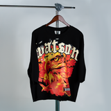 WATSON MOTORCYCLES EAGLE CROPPED T-SHIRT (BLACK)