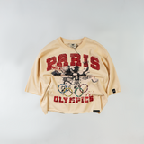 WATSON PARIS CROPPED T-SHIRT (CREAM)
